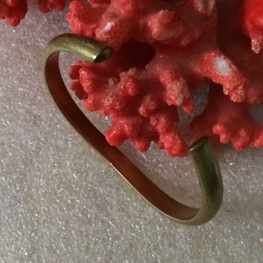 Vintage Solid Brass Cuff - image 3